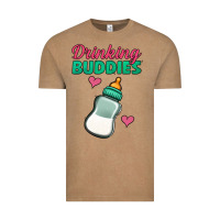 Vintage Coffee Drinking Buddies Vintage Tee - Jasminsmagicworld