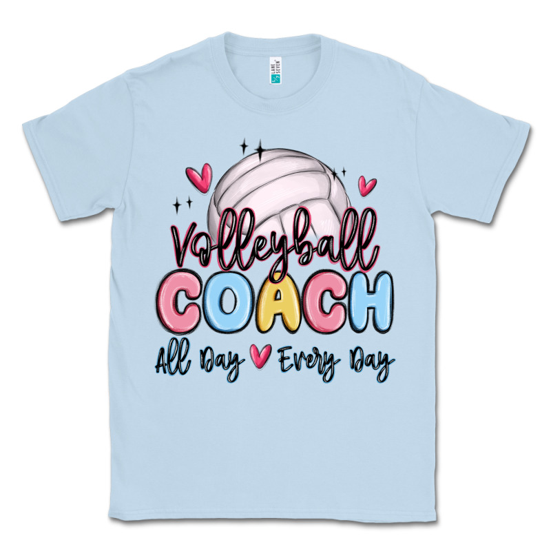 Volleyball Coach All Day Every Day Classic Tee by MaliasSmallBusiness | Teevron