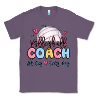 Lavender volleyball coach all day every day Classic Tee - MaliasSmallBusiness