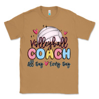 Toasted Coconut volleyball coach all day every day Classic Tee - MaliasSmallBusiness