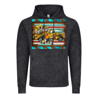 Vintage Black western truck farm animals serape leopard turquoise's Vintage Hoodie - BarkalooDesign