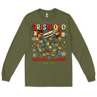 Army Green griswold illumination Long Sleeve Tee - MaliasSmallBusiness
