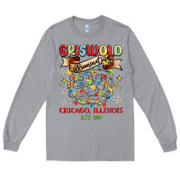 Heather Grey griswold illumination Long Sleeve Tee - MaliasSmallBusiness