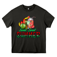 Asphalt sweet sweet summer Heavy Core Tee - CowhideDigitalArt