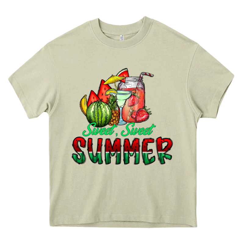Sweet Sweet Summer Heavy Core Tee by CowhideDigitalArt | Teevron