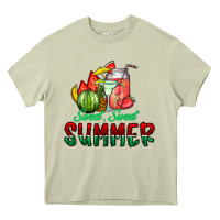 Mossy sweet sweet summer Heavy Core Tee - CowhideDigitalArt