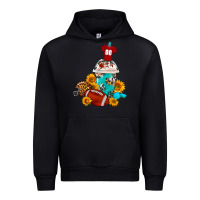 Black Football Frappe Coffee Urban Hoodie - FaDigitalArtStudio