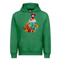 Emerald Football Frappe Coffee Urban Hoodie - FaDigitalArtStudio