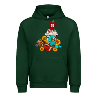 Forest Green Football Frappe Coffee Urban Hoodie - FaDigitalArtStudio