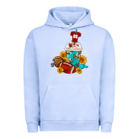 Pigment Grape Ice Football Frappe Coffee Urban Hoodie - FaDigitalArtStudio