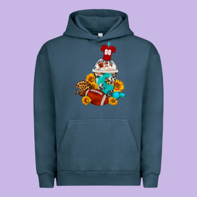 Football Frappe Coffee Urban Hoodie Designed By Fadigitalartstudio