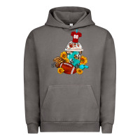 Pigment Tornado Football Frappe Coffee Urban Hoodie - FaDigitalArtStudio