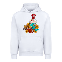 White Football Frappe Coffee Urban Hoodie - FaDigitalArtStudio