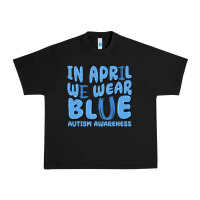 In April We Wear Blue Autism Awareness Urban Heavy Tee | Teevron