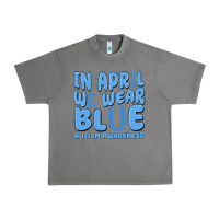 Tornado in april we wear blue autism awareness Urban Heavy Tee - MaliasSmallBusiness