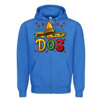 True Royal dos my second mexican birthday Zipper Hoodie - Jasminsmagicworld