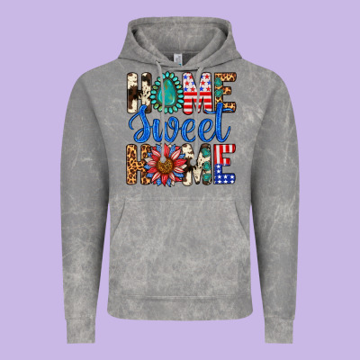 Home Sweet Home Vintage Hoodie Designed By Lillyallendesigns