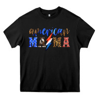Black american mama thunderbolt Heavy Core Tee - HRA Design Shop