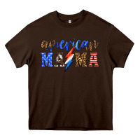 Chocolate Brown american mama thunderbolt Heavy Core Tee - HRA Design Shop