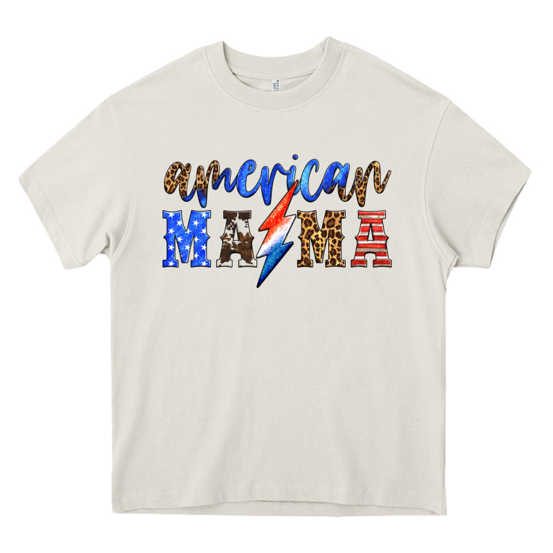 American Mama Thunderbolt Heavy Core Tee by HRA Design Shop | Teevron