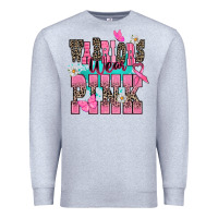 Heather Grey Warriors wear pink Cancer Awareness Premium Sweatshirt - HowdyJamesFarm