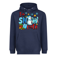 Navy i'm snow cute Heavyweight Hoodie - texasbilliewilder