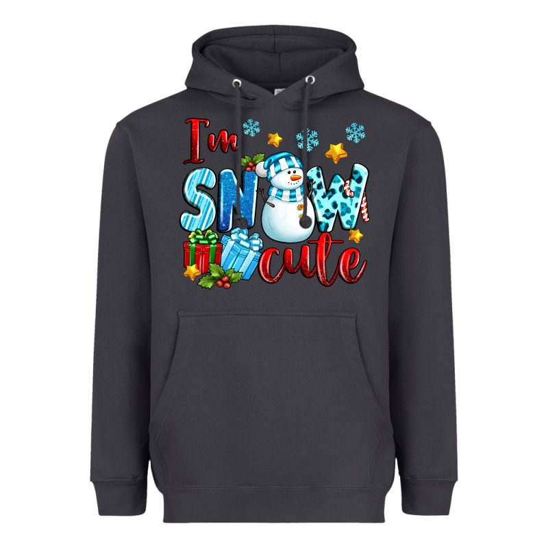 I'm Snow Cute Heavyweight Hoodie by texasbilliewilder | Teevron