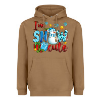 Toasted Coconut i'm snow cute Heavyweight Hoodie - texasbilliewilder