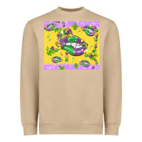 Mardi Gras Lips Heavyweight Sweatshirt | Teevron