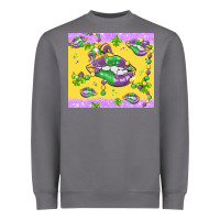 Storm mardi gras lips Heavyweight Sweatshirt - MaliasSmallBusiness
