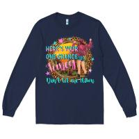Navy heres your one chance fancy Long Sleeve Tee - NancyCooperArtShop
