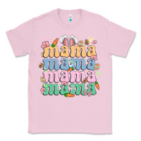 Bubblegum Pink easter mama Classic Tee - MaliasSmallBusiness