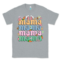 Heather Grey easter mama Classic Tee - MaliasSmallBusiness