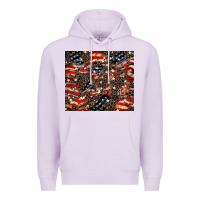 Lilac American flag leopard tumbler Premium Hoodie - HowdyJamesFarm