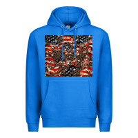 True Royal American flag leopard tumbler Premium Hoodie - HowdyJamesFarm