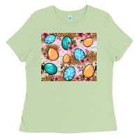 Matcha Easter eggs cowhide leopard tumbler Easter Day Ladies Tee - Neo Western
