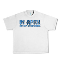 Lunar Rock in april we wear blue autism awareness Urban Heavy Tee - MaliasSmallBusiness