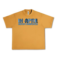 Peanut Butter in april we wear blue autism awareness Urban Heavy Tee - MaliasSmallBusiness