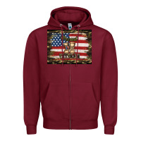 Burgundy proud veteran veterans day Zipper Hoodie - Jasminsmagicworld