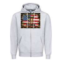 Heather Grey proud veteran veterans day Zipper Hoodie - Jasminsmagicworld
