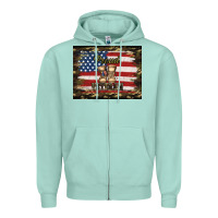 Proud Veteran Veterans Day Zipper Hoodie | Teevron