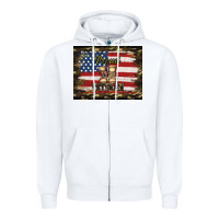 White proud veteran veterans day Zipper Hoodie - Jasminsmagicworld