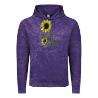 Cloud Purple Buttercream Sunflower Vintage Hoodie - LillyAllenDesigns