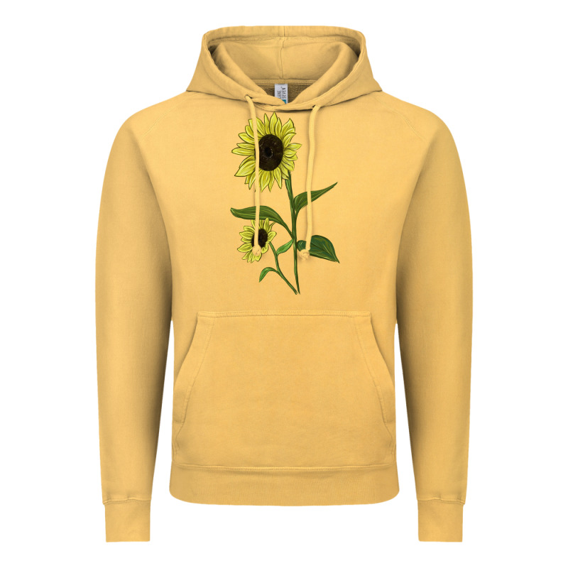 Buttercream Sunflower Vintage Hoodie by LillyAllenDesigns | Teevron
