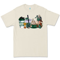 Bone hunter green hockey coffee cups Premium Tee - AdoDesignShop