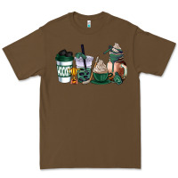 Cacao hunter green hockey coffee cups Premium Tee - AdoDesignShop