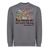 Storm his mercies are new every morning Heavyweight Sweatshirt - MaliasSmallBusiness