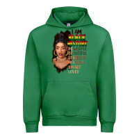 Emerald I am black history black girl Urban Hoodie - FaDigitalArtStudio