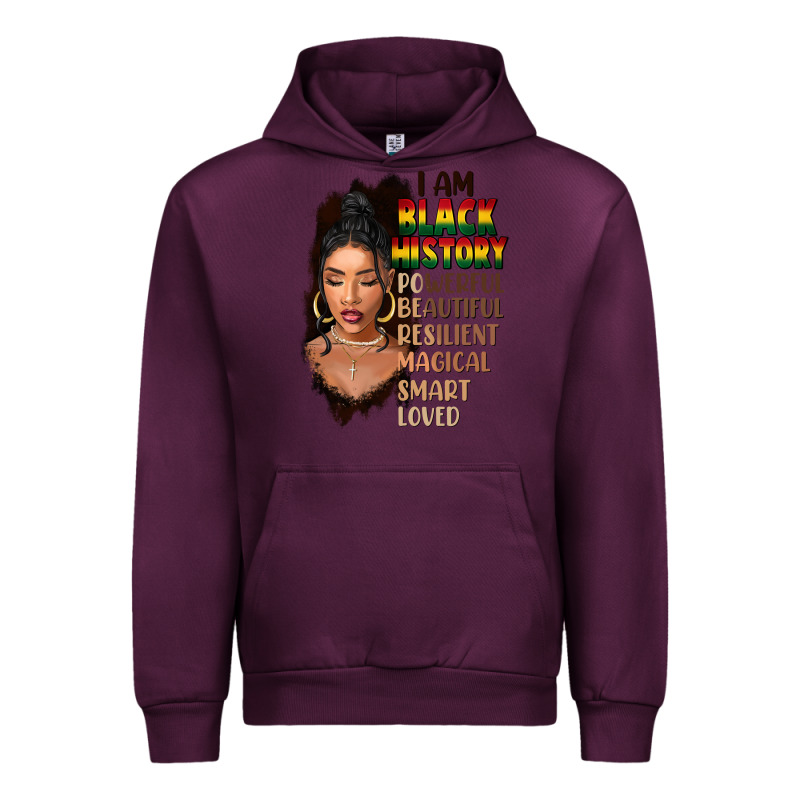 I Am Black History Black Girl Urban Hoodie by FaDigitalArtStudio | Teevron