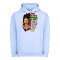 Pigment Grape Ice I am black history black girl Urban Hoodie - FaDigitalArtStudio